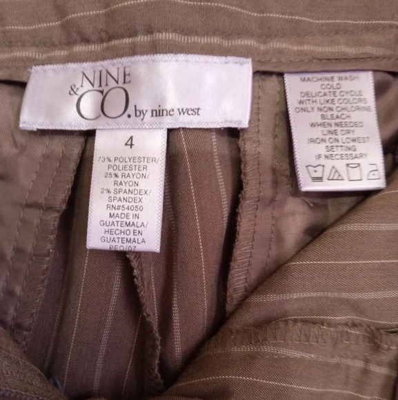Nine and Co. pinstripe trousers women's size 4 - Picture 8 of 11